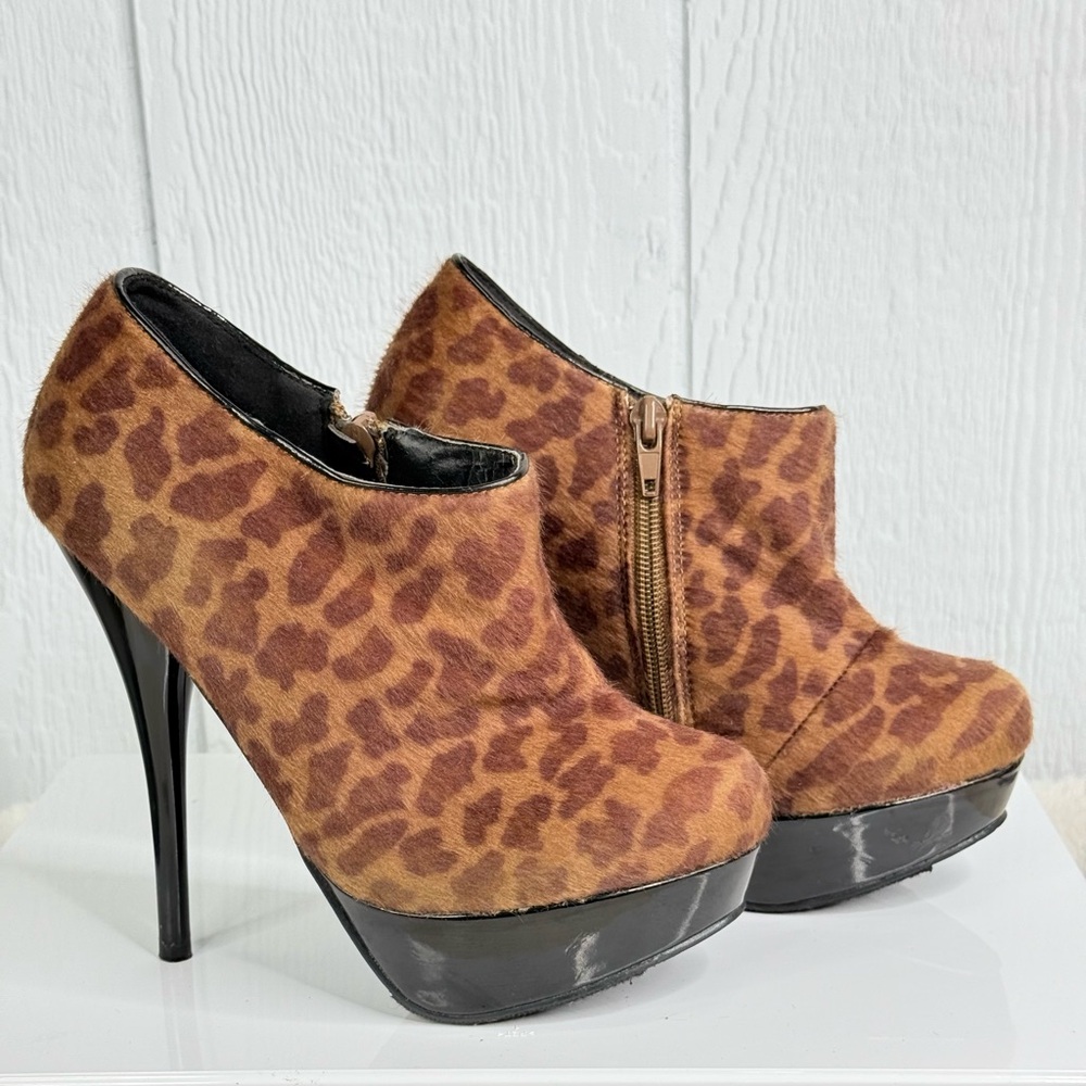 Call It Spring Brown Leopard Heels - Picture 6 of 11